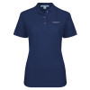 Thumbnail image for  Womens Silk Touch Navy Pique Polo