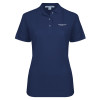 Thumbnail image for  Womens Silk Touch Navy Pique Polo