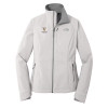 Thumbnail image for  The North Face Womens Light Grey Heather Apex Barrier Softshell Jacket