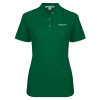Thumbnail image for  Womens Silk Touch Dark Green Pique Polo