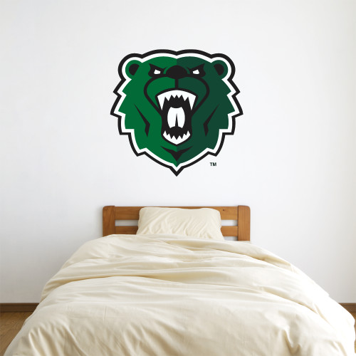  3 ft x 3 ft Fan WallSkinz - Athletic Bear Head