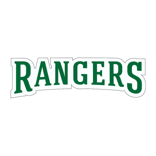  Medium Decal - Rangers Wordmark