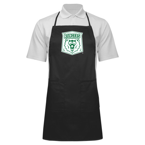  Full Length Black Apron - Primary Athletic Mark