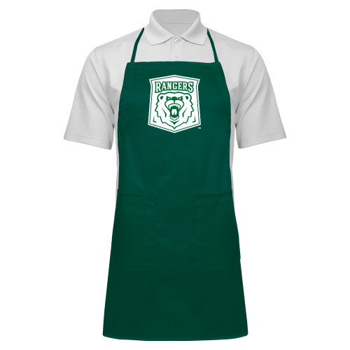  Full Length Dark Green Apron - Primary Athletic Mark