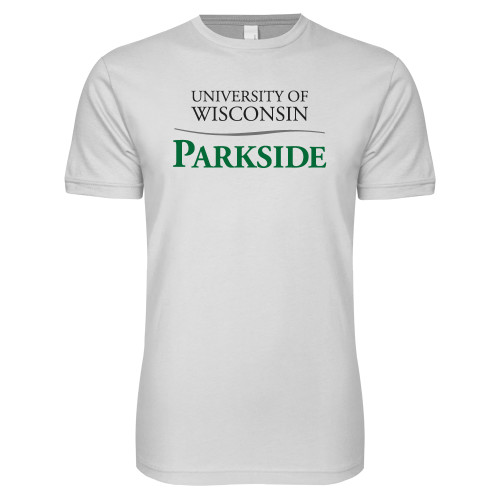  Next Level White SoftStyle T Shirt - Parkside Wordmark Vertical