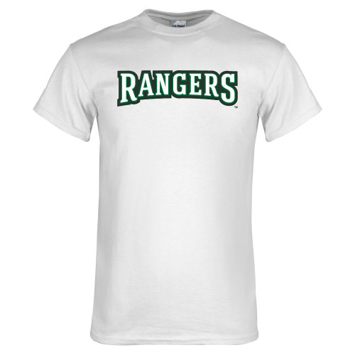  White T Shirt - Rangers Wordmark