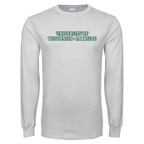  White Long Sleeve T Shirt - University of Wisconsin-Parkside