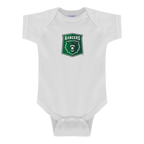  White Infant Onesie - Primary Athletic Mark