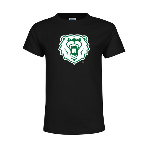 Youth Black T Shirt - Athletic Bear Head
