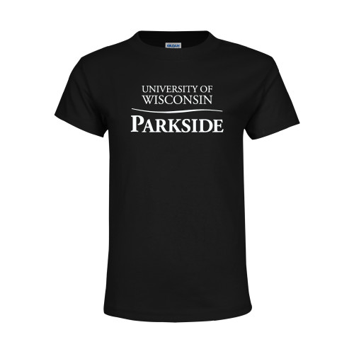  Youth Black T Shirt - Parkside Wordmark Vertical