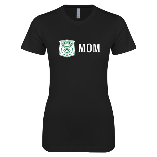  Next Level Womens Black Boyfriend Tee - Mom