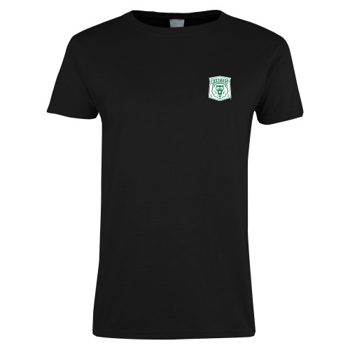  Womens Black Short Sleeve Tee - Primary Athletic Mark