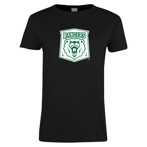  Womens Black Short Sleeve Tee - Primary Athletic Mark