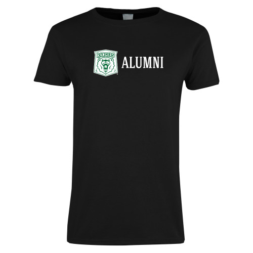  Womens Black Short Sleeve Tee - Alumni