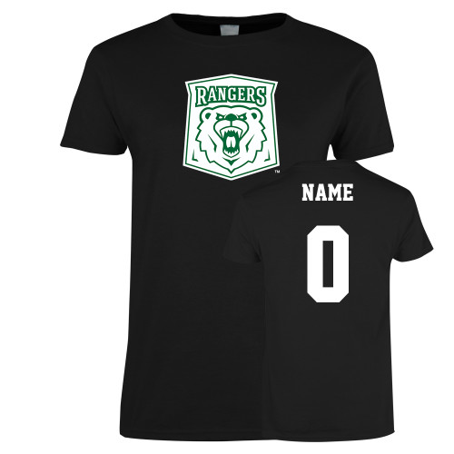  Womens Black Short Sleeve Tee - Primary Athletic Mark