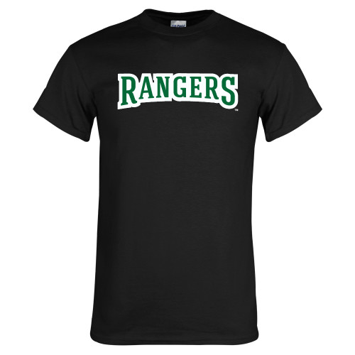  Black T Shirt - Rangers Wordmark