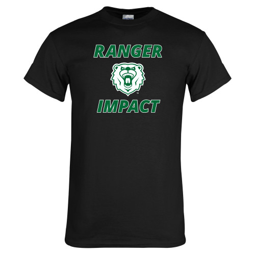  Black T Shirt - Ranger Impact with Bear Head