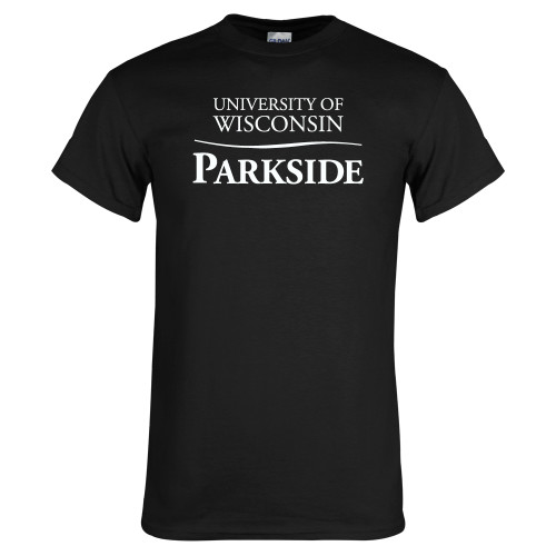  Black T Shirt - Parkside Wordmark Vertical