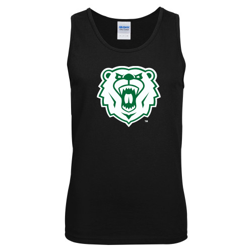  Black Tank Top - Athletic Bear Head