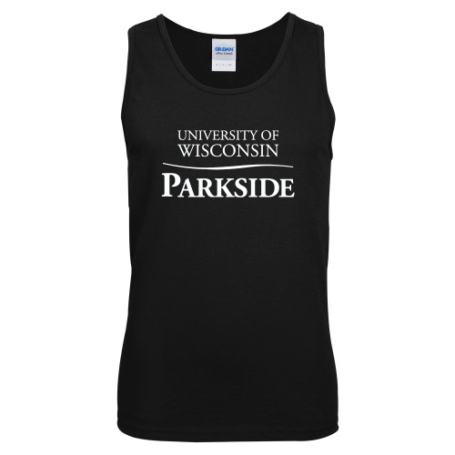  Black Tank Top - Parkside Wordmark Vertical