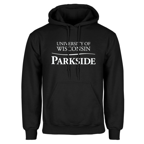  Black Fleece Hoodie - Parkside Wordmark Vertical