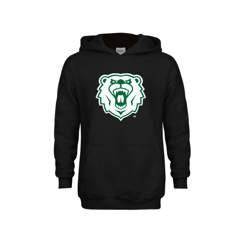  Youth Black Fleece Hoodie - Athletic Bear Head