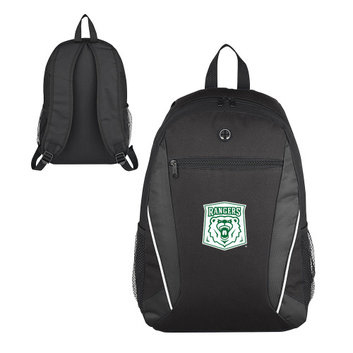  Homerun Black Computer Backpack - Primary Athletic Mark