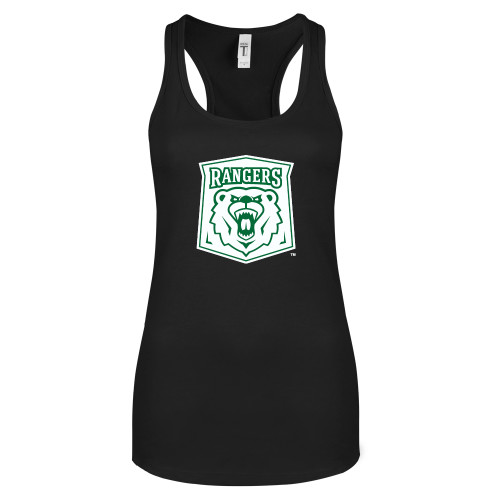  Next Level Womens Black Racerback Tank  - Primary Athletic Mark