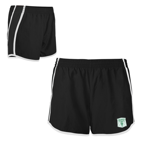  Womens Black/White Team Short - Primary Athletic Mark