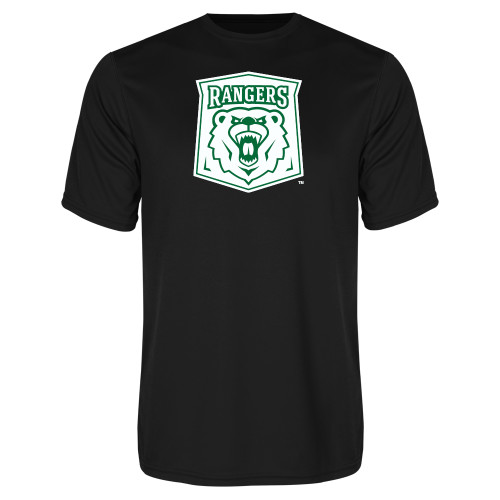  Black Performance Tee - Primary Athletic Mark