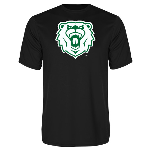  Black Performance Tee - Athletic Bear Head