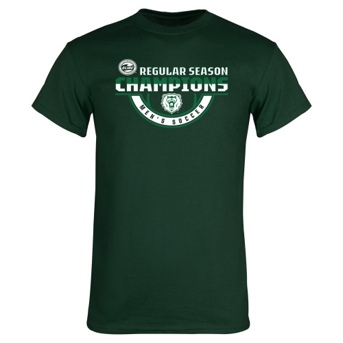  Dark Green T Shirt - UW Parkside GLIAC Regular Season Mens Soccer Champs 2023