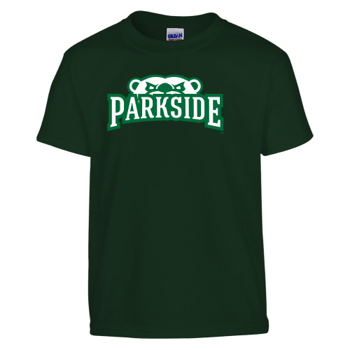  Youth Dark Green T Shirt - Primary Athletic Mark 2