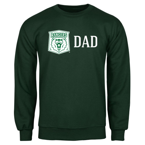 Dark Green Fleece Crew - Dad