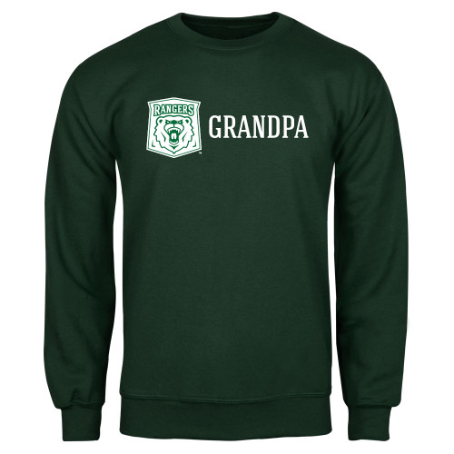  Dark Green Fleece Crew - Grandpa