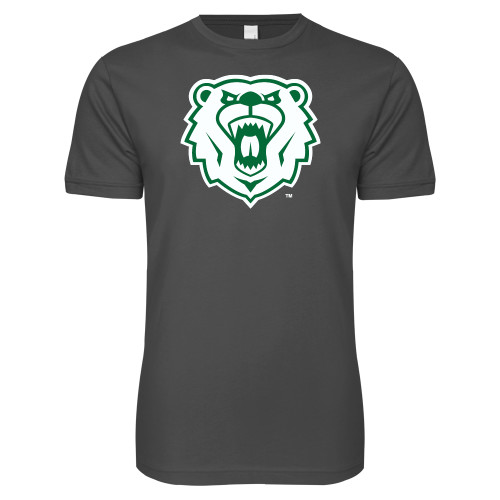  Next Level Charcoal SoftStyle T Shirt - Athletic Bear Head