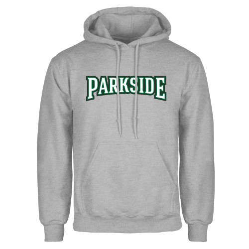  Grey Fleece Hoodie - Parkside Wordmark
