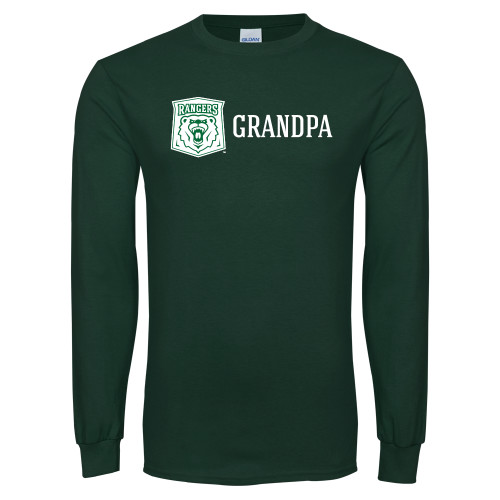  Dark Green Long Sleeve T Shirt - Grandpa