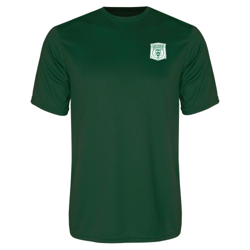  Dark Green Performance Tee - Primary Athletic Mark