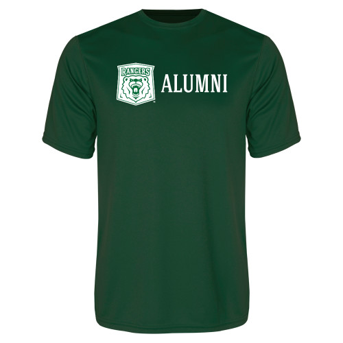  Dark Green Performance Tee - Alumni