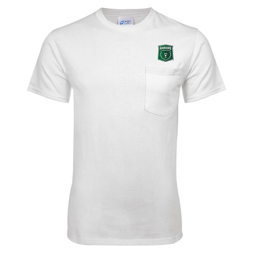  White T-Shirt w/Pocket - Primary Athletic Mark