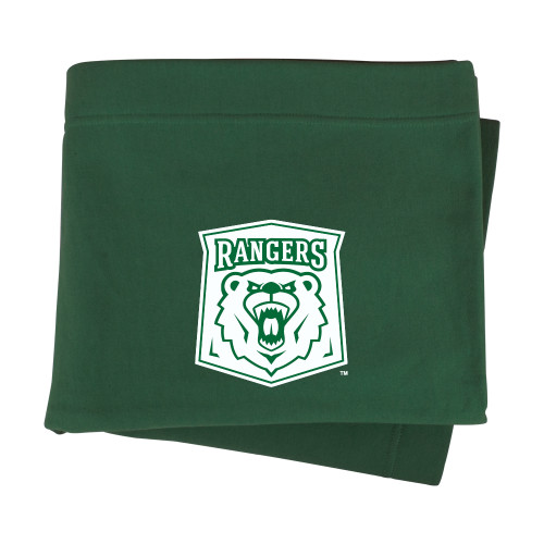  Dark Green Sweatshirt Blanket - Primary Athletic Mark