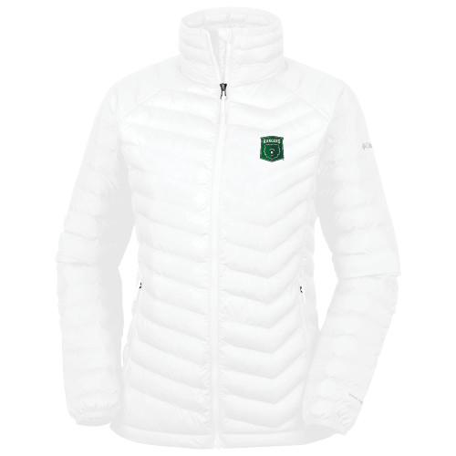  Columbia Womens White Powder Lite Jacket - Primary Athletic Mark