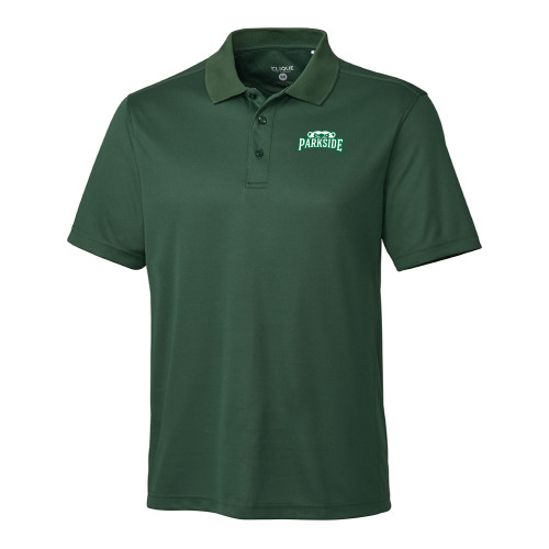  C&B Dark Green Clique Ice Pique Polo - Primary Athletic Mark 2