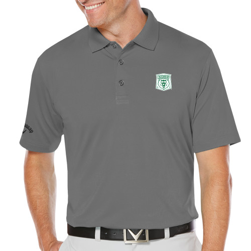  Callaway Steel Grey Opti Dri Chev Polo - Primary Athletic Mark