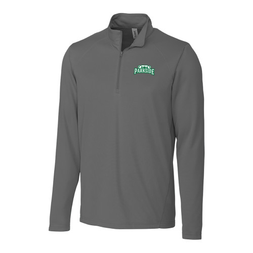  C&B Titan Grey Clique Ice Pique Half Zip - Primary Athletic Mark 2
