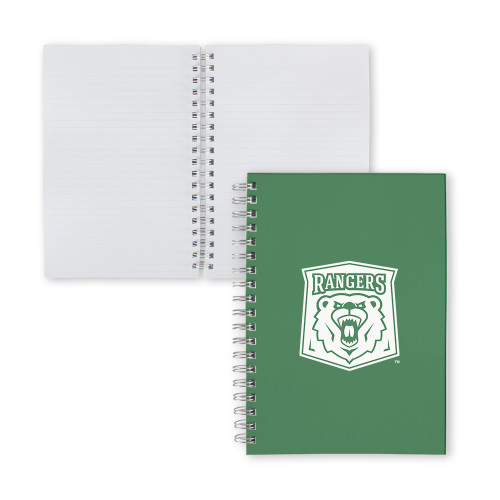  Clear 7 x 10 Spiral Journal Notebook - Primary Athletic Mark