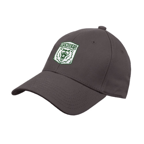  Charcoal Structured Adjustable Pro Style Hat - Primary Athletic Mark