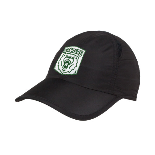  Womens Black Performance Cap - Primary Athletic Mark
