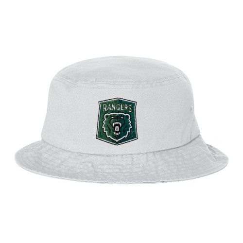  Sportsman White Bucket Hat - Primary Athletic Mark